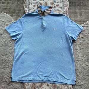 Burberry Blue Classic Polo Shirt
